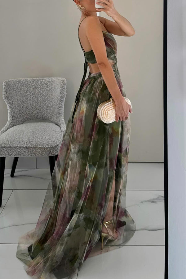 Vaëlia™ | Nuostabi maxi suknelė su gėlių raštu