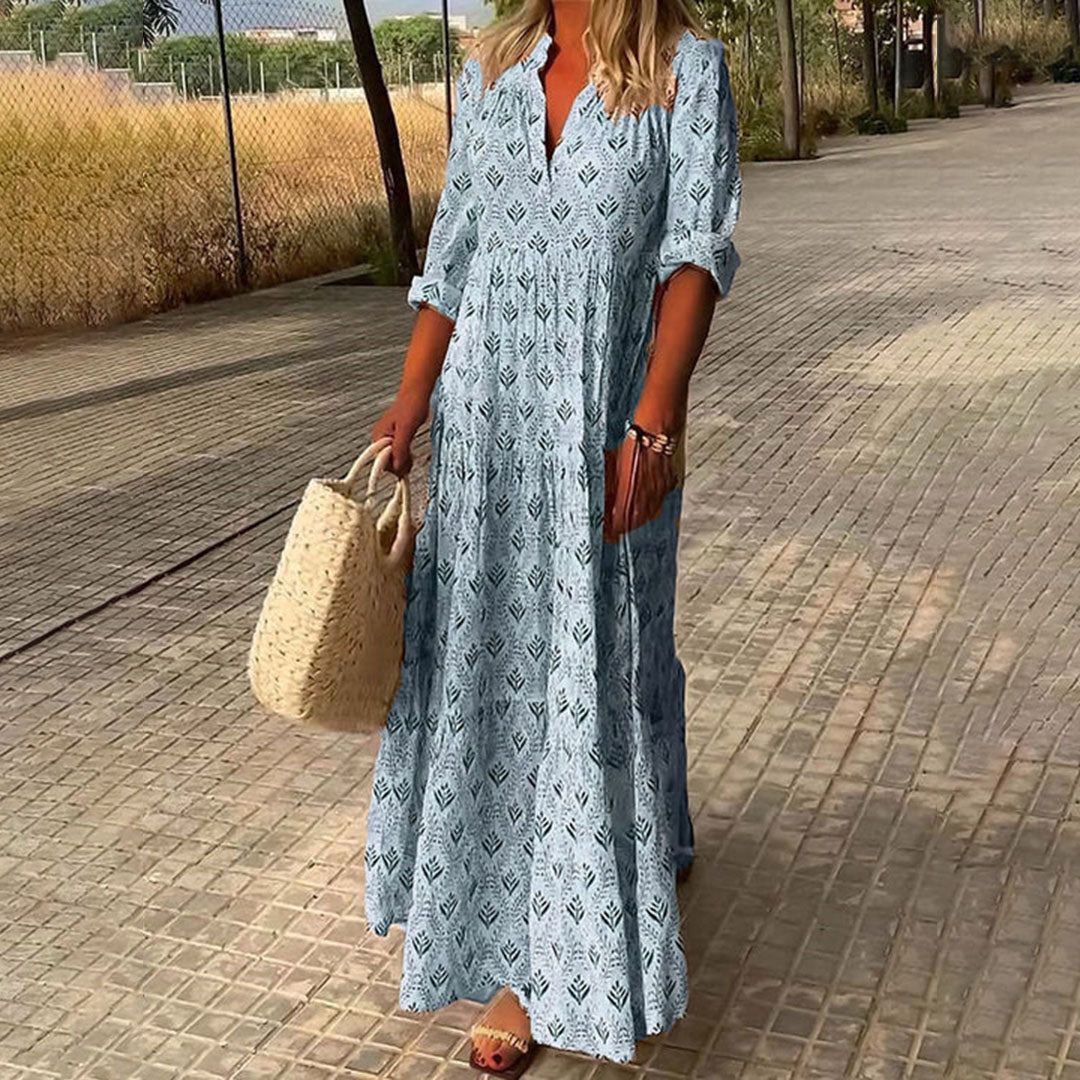 Gema | Boho maksi suknelė su amžinu žavesiu