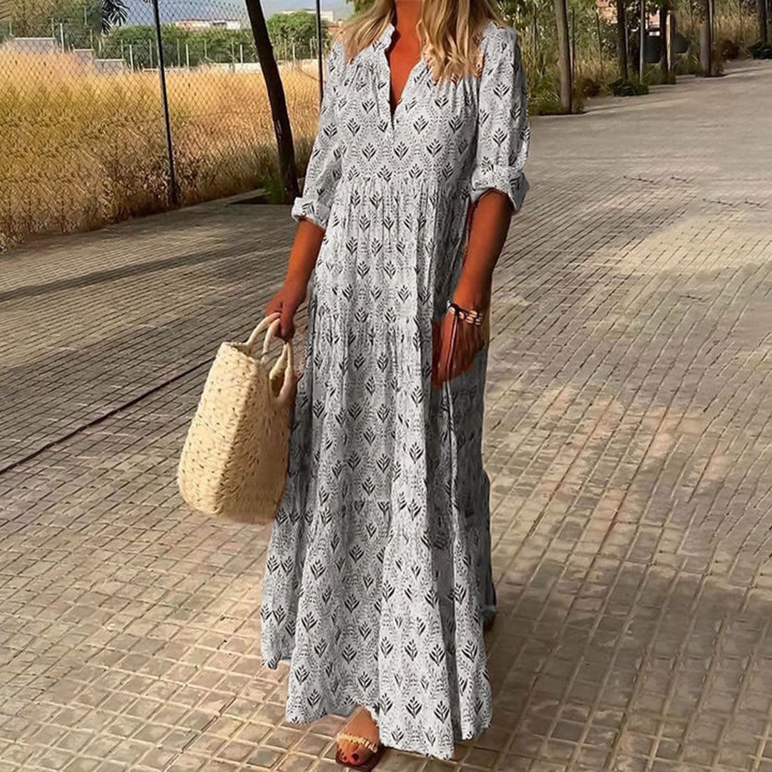 Gema | Boho maksi suknelė su amžinu žavesiu