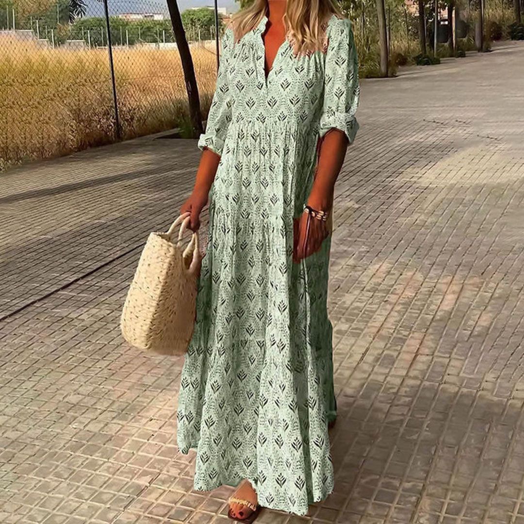Gema | Boho maksi suknelė su amžinu žavesiu