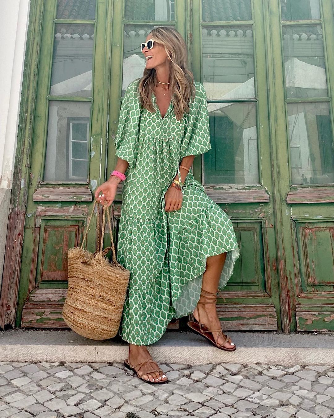 Fleur | Boho maksi suknelė