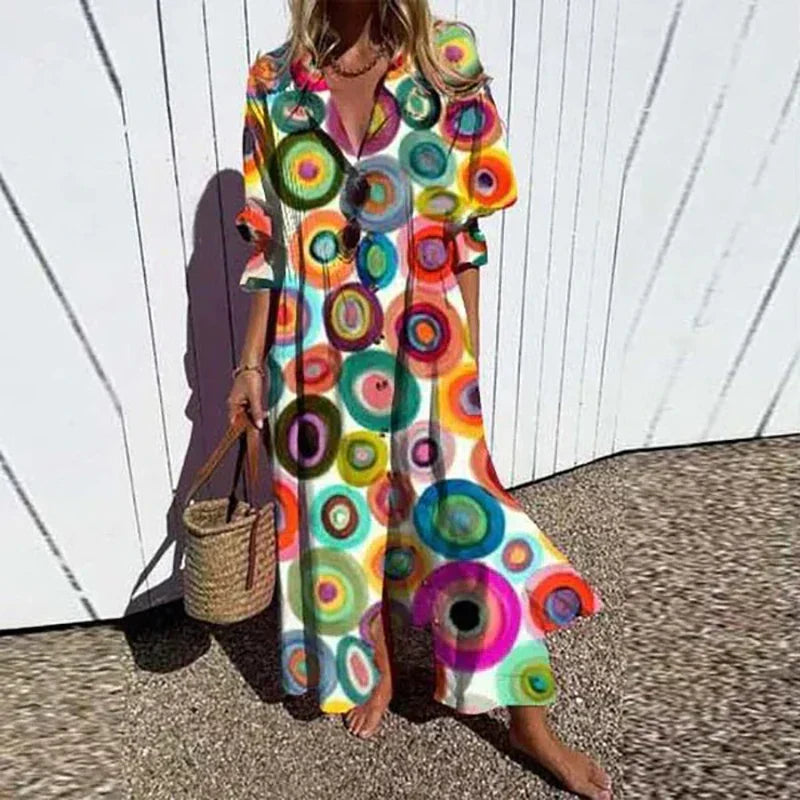 Jessy | Prabangus boho maksi suknelė (Beveik išparduota)