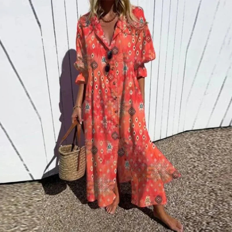 Jessy | Prabangus boho maksi suknelė (Beveik išparduota)