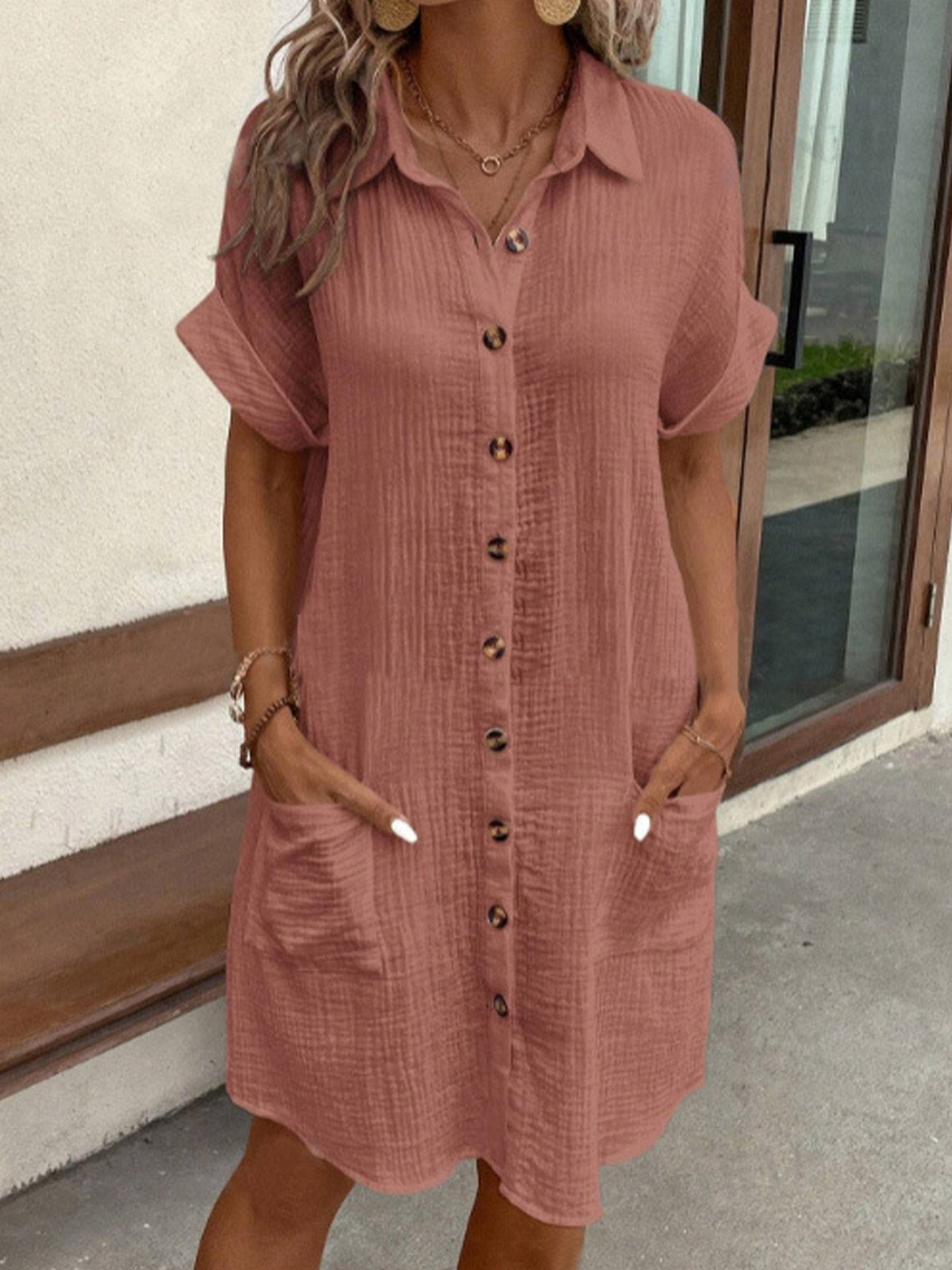 Celest Elegantiška polo suknelė (Beveik išparduota)