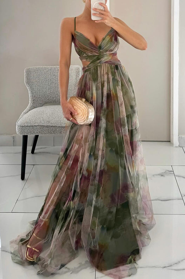 Vaëlia™ | Nuostabi maxi suknelė su gėlių raštu