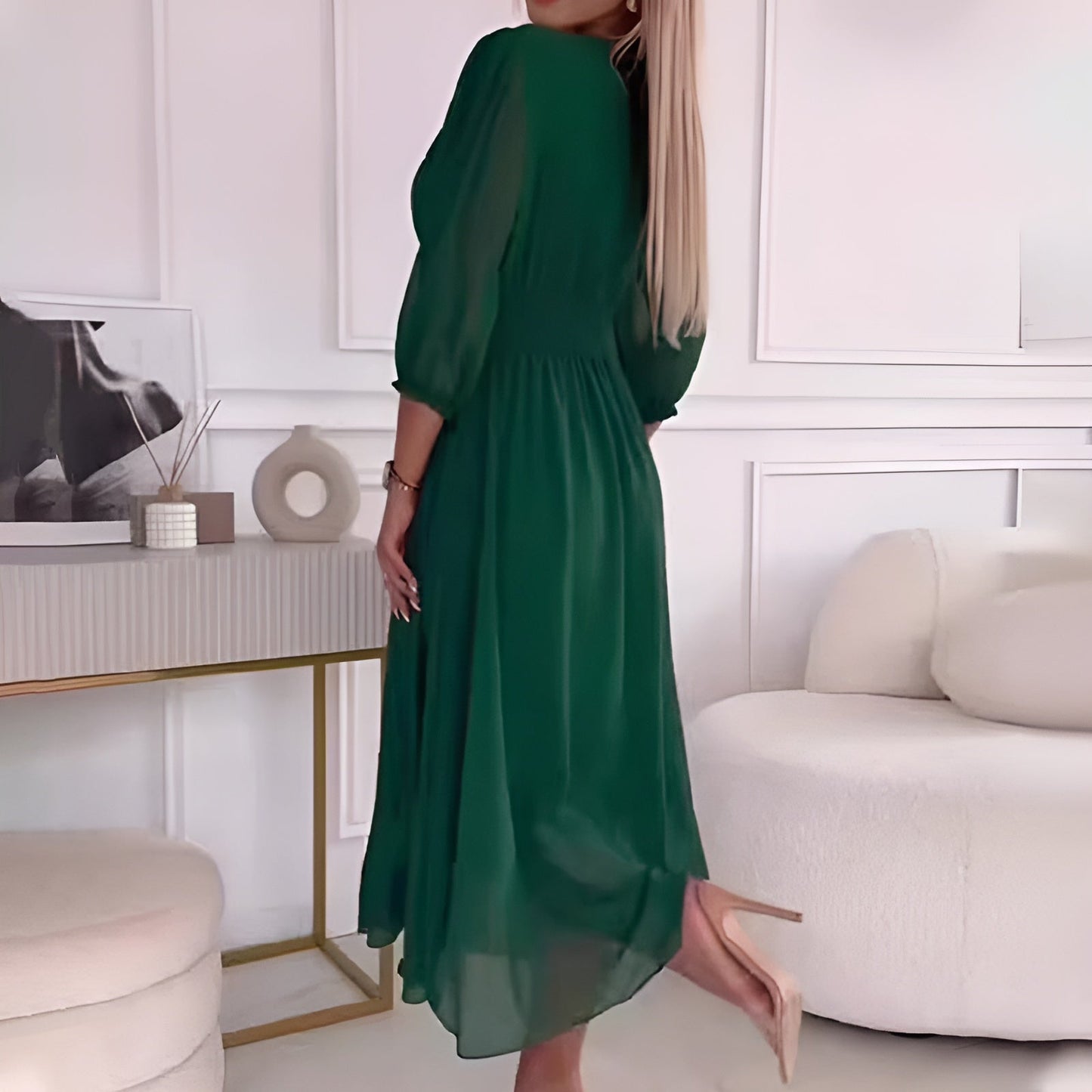Adéla | Lengva elegantiška šifono suknelė