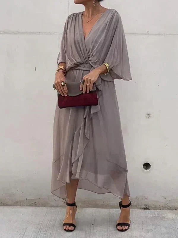 Elena™ | Elegantiška suknelė su V formos iškirpte