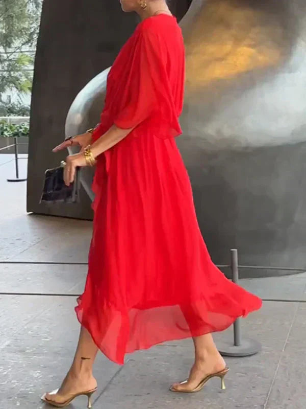 Elena™ | Elegantiška suknelė su V formos iškirpte
