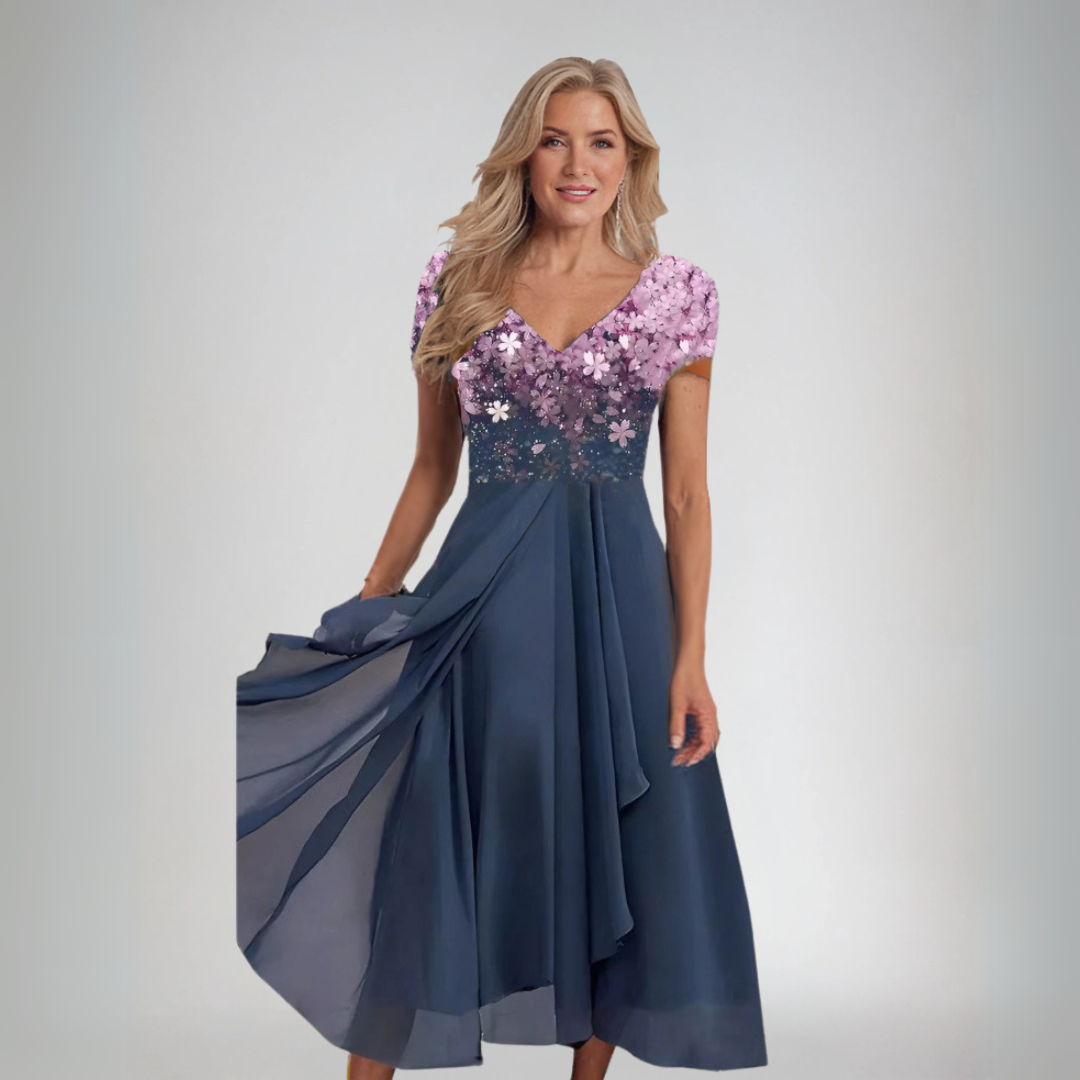 Marketa | Elegantiška nėrinių suknelė