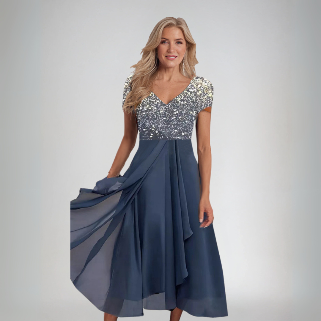 Marketa | Elegantiška nėrinių suknelė