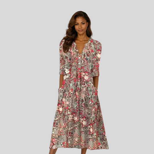 Livia | Žavinga vasarinė suknelė natūraliai elegancijai