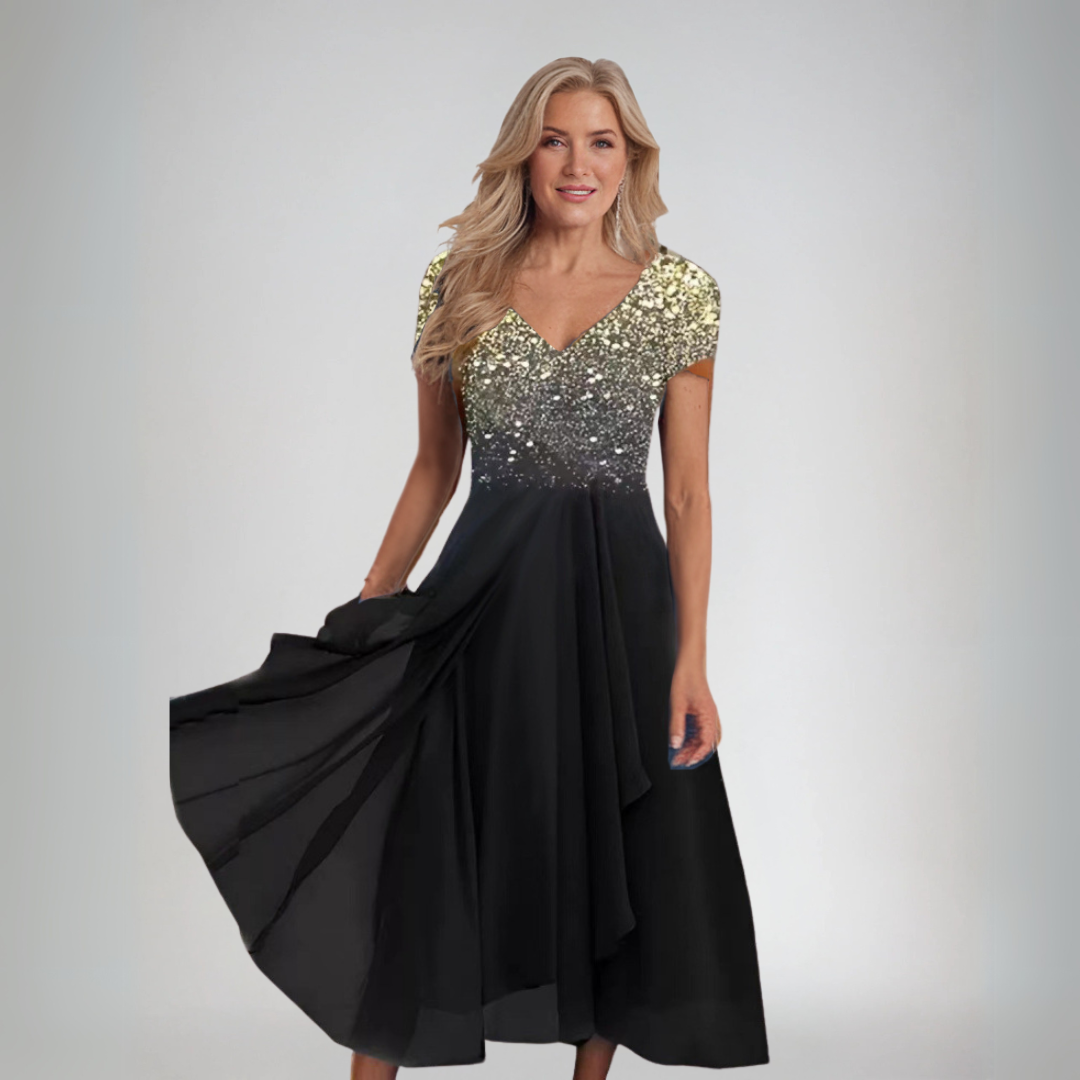 Marketa | Elegantiška nėrinių suknelė