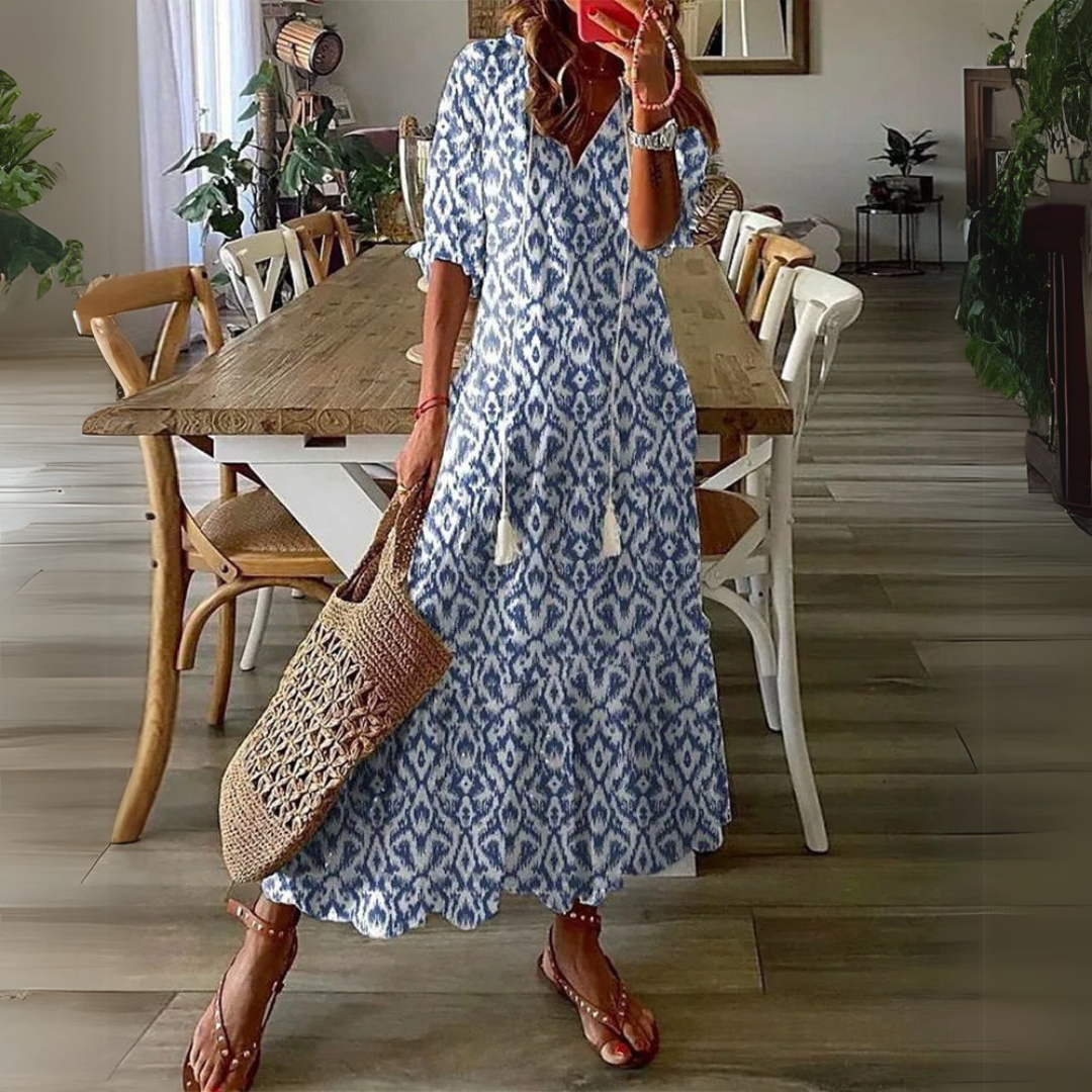 Isabella | Boho Lichotivé Maxi suknelė