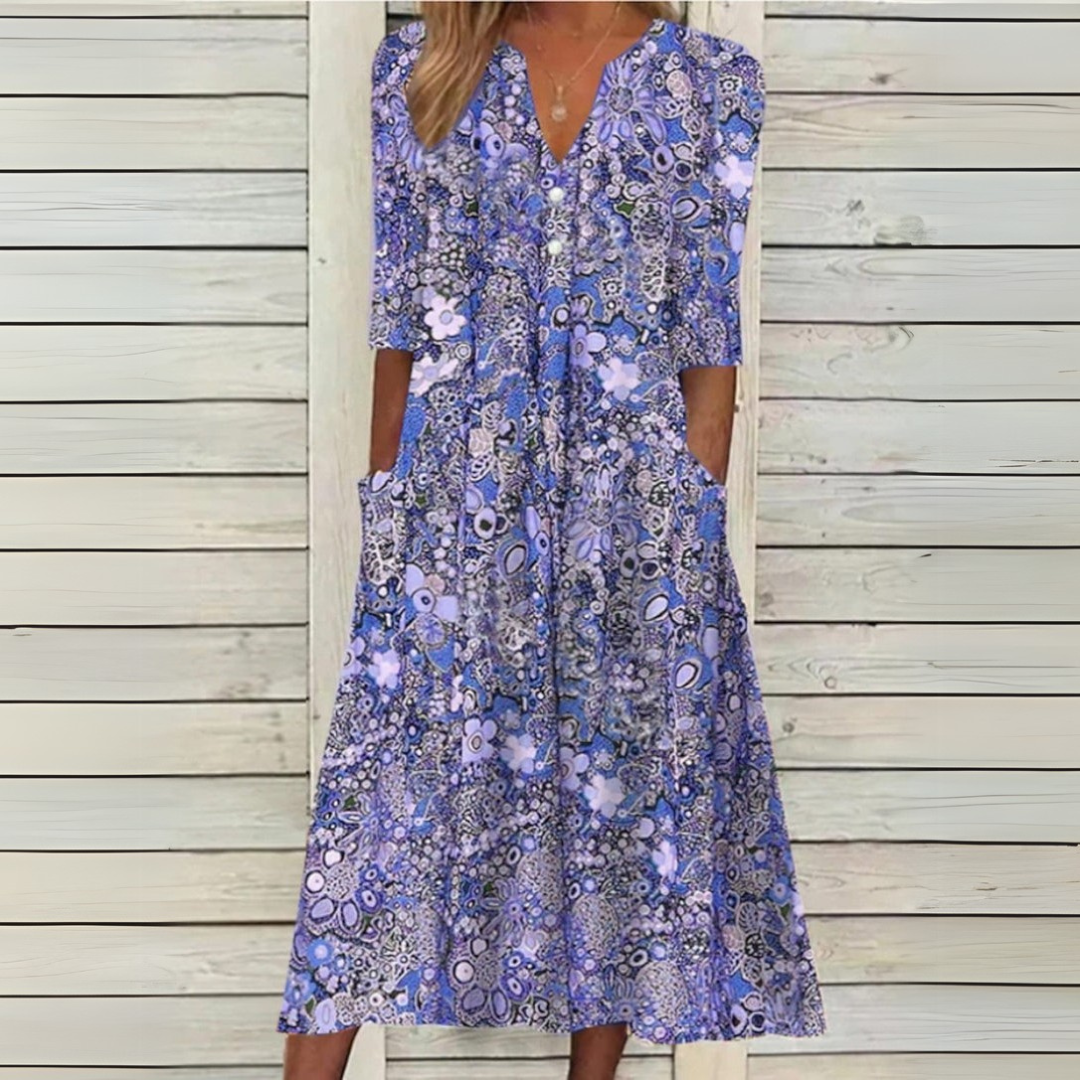 Livia | Žavinga vasarinė suknelė natūraliai elegancijai