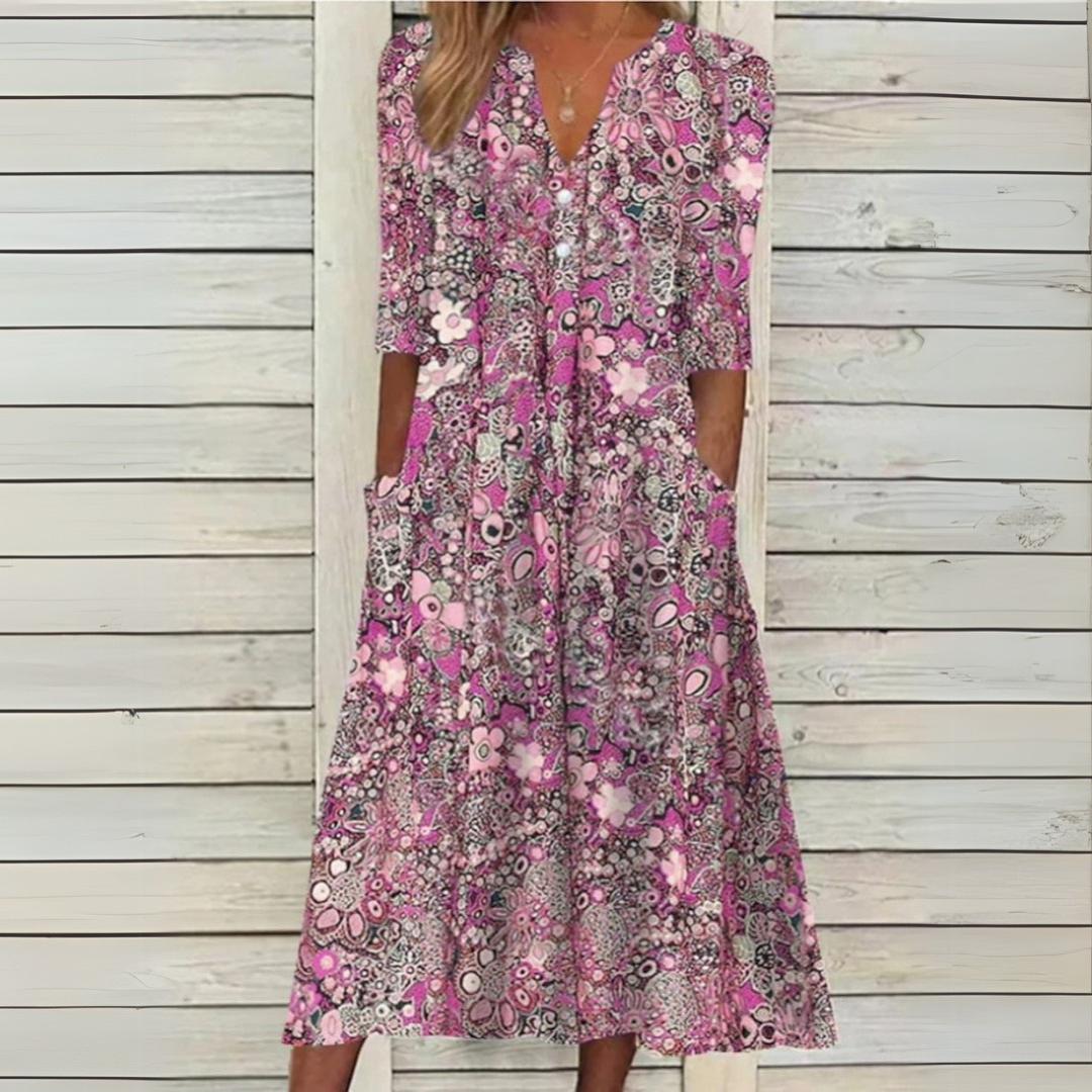 Livia | Žavinga vasarinė suknelė natūraliai elegancijai