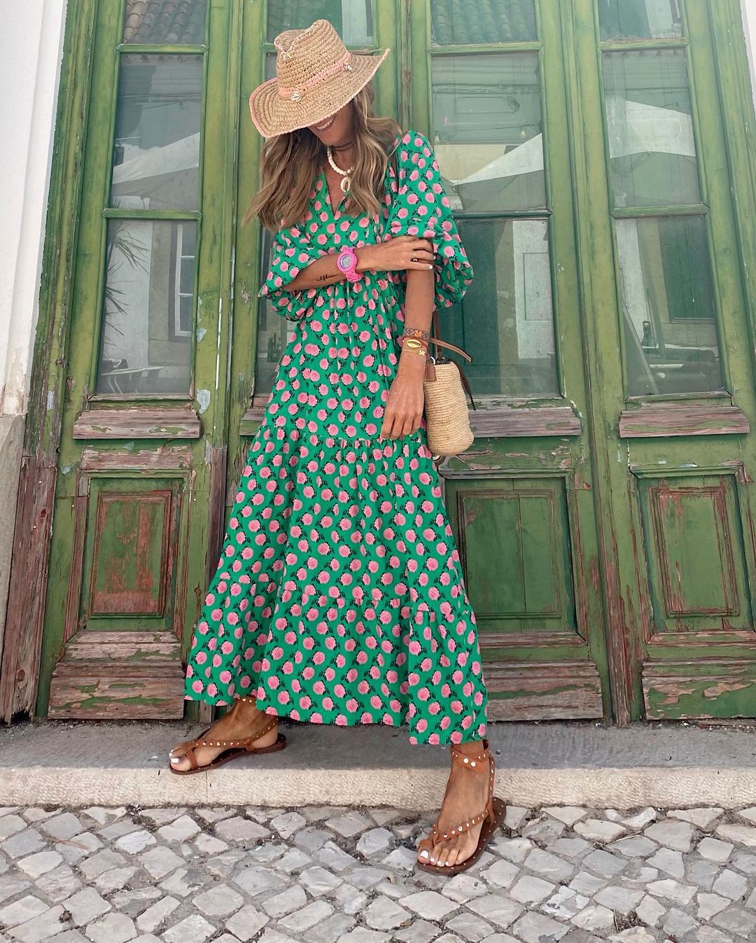 Fleur | Boho maksi suknelė