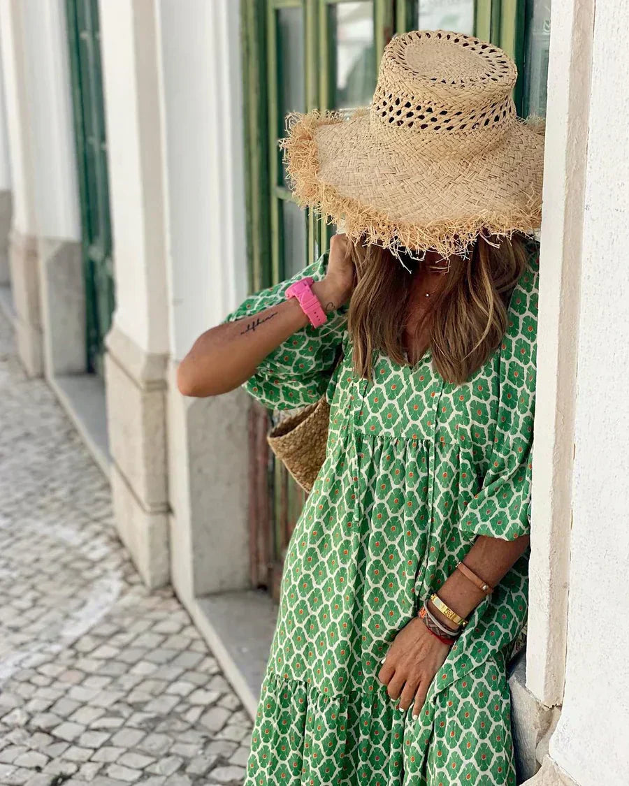Fleur | Boho maksi suknelė
