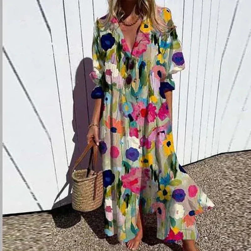 Jessy | Prabangus boho maksi suknelė (Beveik išparduota)