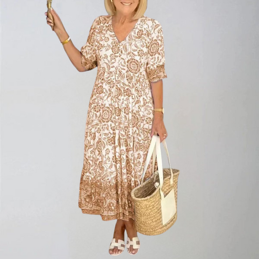 Jona | Gėlių boho suknelės